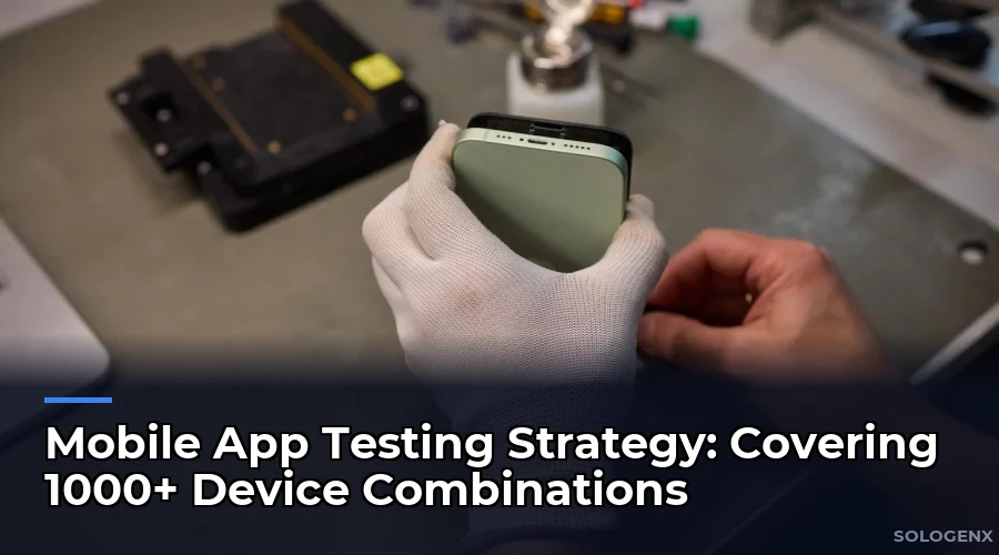 Mobile App Testing Strategy Covering 1000+ Device Combinations